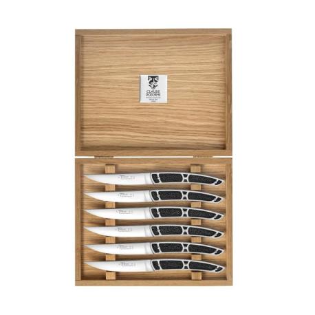 Coffret chêne couteaux à steak Le Thiers® Galuchat