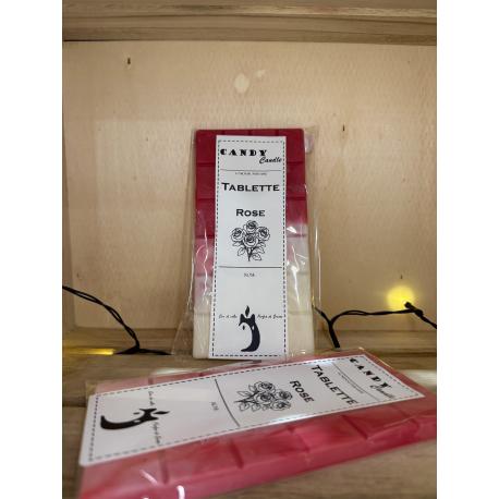 Tablette fondant parfumée Rose