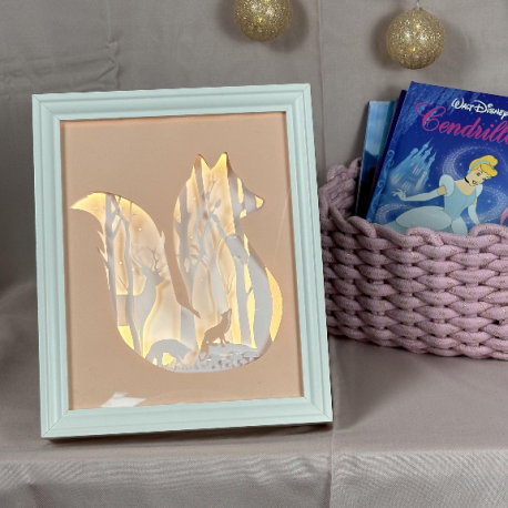 Cadre lumineux Renard