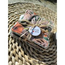 Cotons lavables « Fleurs d'automne»