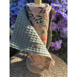 Essuie-tout lavable fleurs d'automne