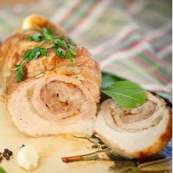 Poitrine Farcie de Veau de lait Bio.