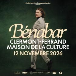 Bénabar à la Maison de la Culture de Clermont-Ferrand