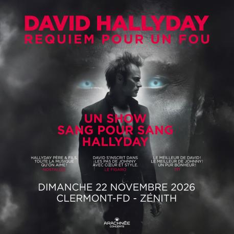 David Hallyday au Zénith de Clermont-Ferrand