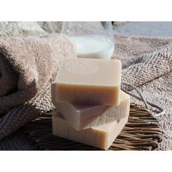 Savon Artisanal au Lait d'Ânesse Frais & Bio - Nature et Sans Parfum