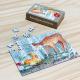 Mini puzzle 99 pièces Biche et faon d'automne