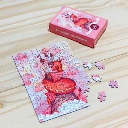 Mini puzzle 99 pièces - Le dragon au château