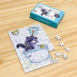 Mini puzzle 99 pièces Le Raton laveur