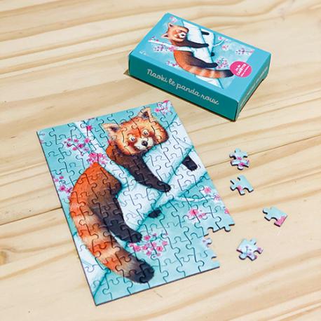 Mini puzzle 99 pièces Naoki le Panda roux