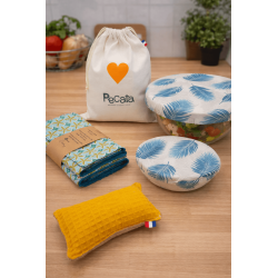 Kit Cuisine Zéro Déchet - avec charlottes couvre-plat