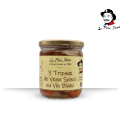 3 tripoux veau vin blanc 300g Père Jean