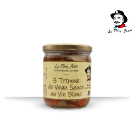 3 tripoux veau vin blanc 300g Père Jean