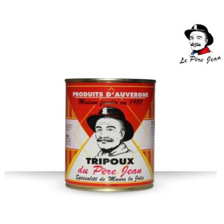 8 tripoux veau tomate 800g Père Jean boite
