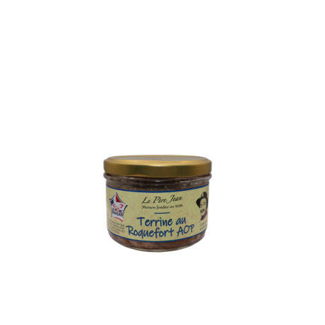 Terrine paysanne au roquefort 180g Père Jean