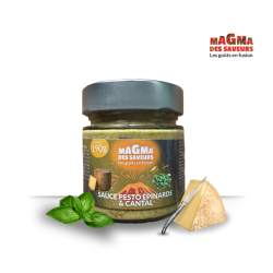 Sauce pesto épinards cantal