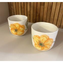 Petite tasse à expresso capucine