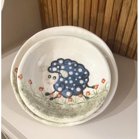 Assiette coupelle enfant mouton
