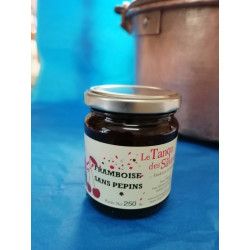 CONFITURE DE FRAMBOISE SANS PEPINS 250 gr