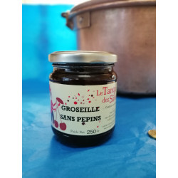 CONFITURE DE GROSEILLE SANS PÉPIN 250 GR