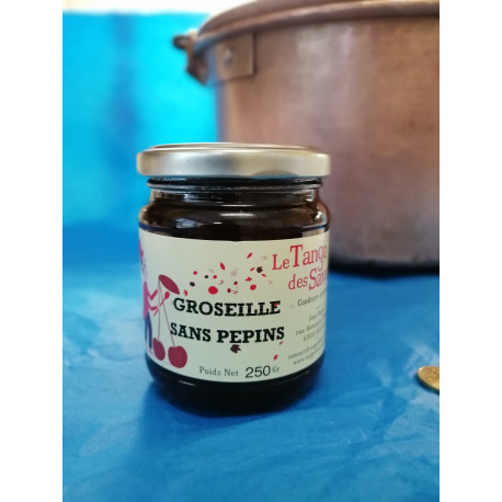 CONFITURE DE GROSEILLE SANS PEPINS 250 GR CONFITURE DE GROSEILLE SANS PEPINS 250 GR