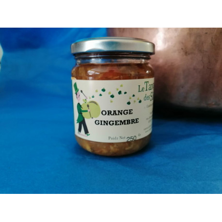 CONFITURE D'ORANGE GINGEMBRE 250 GR