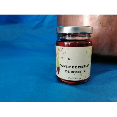CONFIT DE PETALE DE ROSE 100 GR CONFIT DE PETALE DE ROSE 100 GR